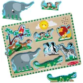 Melissa & Doug MND Sound Puzzle Zoo Animals
