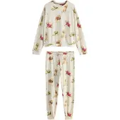 Next Pyjamas beige / ljusgul / khaki / magenta