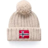 Napapijri Mössa 'Semiury 6' ecru / marinblå / röd / vit