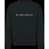 HUGO Sweatshirt 'Datri' svart / vit
