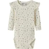 Name it Sparkdräkt/body 'NBFWomi' oliv / pastellgrön / mauve / ullvit