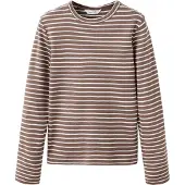 Mango KIDS T-shirt 'RENATA' brun / vit