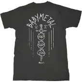 Ginza.se Babymetal: Unisex T-Shirt/Skull Sword (Black) (Small)