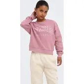 ONLY GIRLS Sweatshirt 'KOGSWEAT' gammalrosa / vit