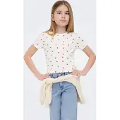 ONLY T-shirt - Crop - Noos -Rib - CookBella - Cloud dansare - - 5-6 år (110-116) - T-shirt