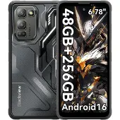 Blackview FORT 5 Tålig Android 16 Smartphone 108MP Kamera med Night Vision 6,78 120Hz Display, 12GB RAM 256GB ROM, 5000mAh Batteri, Dubbel-SIM, NFC Only cell phone svart