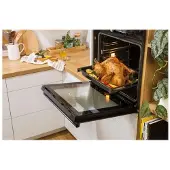 Gorenje Black Set 4 - BCX6737E05BG+ECD634X - ugn med spisplatta - med ångfunktion - inbyggd - med självrengöring