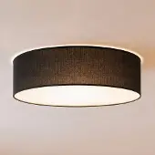 Milagro Lighting Taklampa Marshall , dimbar, Svart, Vardagsrum / matsal, Trä, Modern, Taklampa