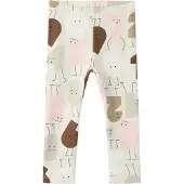 Name it Leggings 'NMFOLYDIA' brun / grå / rosa / vit