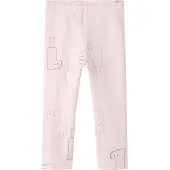 Name it Leggings 'NMFOLYDIA' brun / rosa / ljusrosa / vit