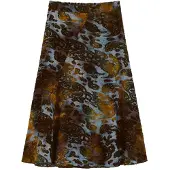 Desigual Kjol blå / brun / svart