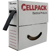 Cellpack 127065 krympslang utan lim svart 9,50 mm 4,80 mm krympförhållande 2:1 10 m