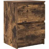 vidaXL TV-bänk rökt ek 40x35x54 cm konstruerat trä