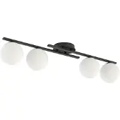 Emibig Taklampa Kairo LIGHTING, dimbar, Svart, Vardagsrum / matsal, Metall, Modern, Taklampa