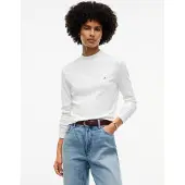 Tommy Hilfiger Slim Mock Neck Long Sleeve T-Shirt
