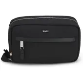 BOSS Ziparound washbag in structured nylon