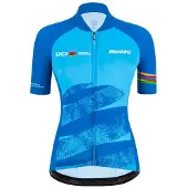 Santini Leader Uci World Tour Korta ärmar Cykeltröja