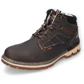 Dockers by Gerli Boots med snörning choklad