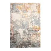 FRAAI Modern matta | Bush turkos/gräddvit hos Volero | 140x200cm | Creme | Rektangel | Inomhusmattor