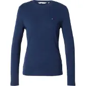 Tommy Hilfiger Flag Embroidery Slim Long Sleeve T-Shirt