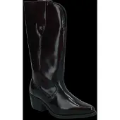 Tommy Hilfiger TH Monogram Leather Cowboy Boots