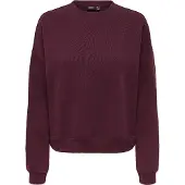 ONLY Sweatshirt vinröd