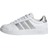 Adidas Låg sneaker 'Streettalk' silver / vit