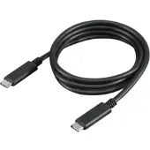 Lenovo USB-kabel USB 3.2 Gen1 USB-C-kontakt, USB-C-kontakt 1.00 m Flerfärgad 4K UHD 4X90U90619