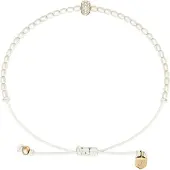 Fossil Armband 'SUTTON' guld / transparent / vit