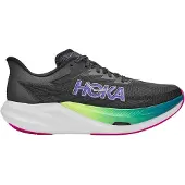 Hoka One One Rocket X 3 Black Green AW26 Unisex Running Shoes, Size EU 44