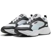 Puma Låg sneaker 'Cassia 2.0' pastellblå / svart / vit