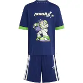 Adidas Shortsset - LK DY TS - Dkblå/Ovit - - 2 år (92) - Shorts