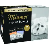 Miamor Ragout Royale Multibox 12 x 100 g kalkon, lax, vilt i gelé