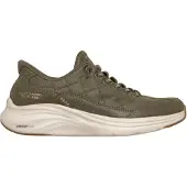 SKECHERS för kvinnor. 150507 Slip-Ins sneakers: Contour Foam - Cozy Fit Natural Ease olivgrön (36), Hud, Karta, Nyckelband, Casual