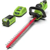 Greenworks G40HT61 häcksax 40V m/2Ah batteri och laddare