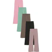 Cool Club Leggings gyttjefärgad / smaragd / mauve / gammalrosa / svart