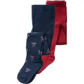 Name it Strumpbyxa 'NMFVICHRISTMAS' marinblå / rosa / eldröd