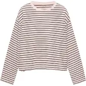Pull&Bear T-shirt choklad / rosa