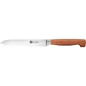 Zwilling - VIER STERNE Wood Utility Knife - Serrated Edge - 13 cm