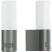 Steinel L 605 S 065287 LED-utomhusväggbelysning med rörelsedetektor LED LED fast installerad 11.3 W Antracit