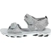 Hummel Sandaler - HMLGlitter Jr - Silver m. Glitter - - 38 - Sandal