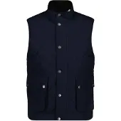 Gant för män. 7006640 Marinblå vadderad väst (S), Casual, Polyester, Marino