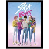 Pyramid K-Pop Demon Hunters: (Saja Boys) Framed Collector Print
