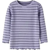 Name it Tröja - Rib - Slim - NmfOlena - Lavender Ring - - 5 år (110) - Tröja
