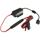 RamMounts RAM Mounts RAM-GDS-CHARGE-V7B1U, inomhus, USB, 9 V, 2,5 A, 1,2 m, svart/röd