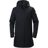 Helly Hansen Aden Long Insulated Regnkappa, Dam, Mörkblå