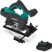 Vonroc Batteridriven cirkelsåg 20V – 150 mm | inkl. 4,0Ah-batteri och snabbladdare