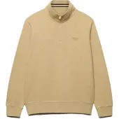 Superdry för män. M2014700A Halvdragkedjetröja Essential Serif Logo Half beige (XL), Casual, Bomull