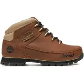 Timberland - Kängor - Euro Sprint Mid Lace Up Boot Brown för UnisexLäder - Storlek 8 US - Brun