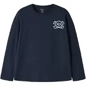 Name it T-shirt 'NKMOLLE' marinblå / ljusblå / lila / vit